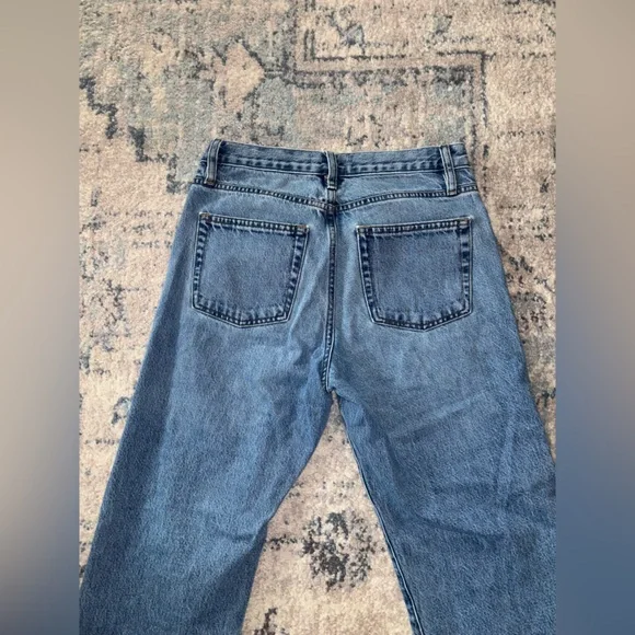 Frame Denim Women's Light Blue Relaxed Jeans - Picture 4 of 9